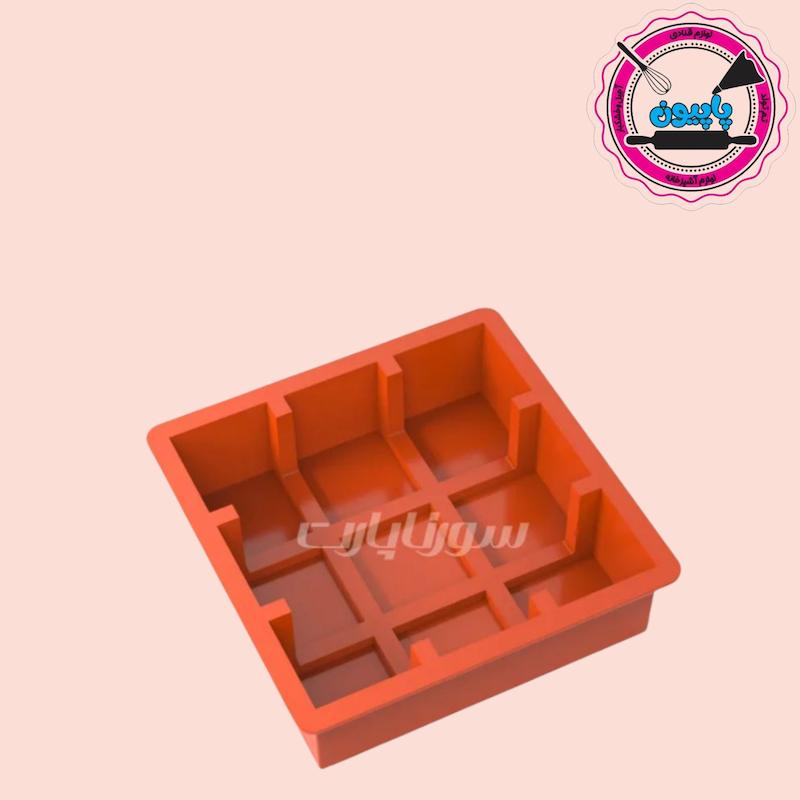 قالب هندسی طرح مکعب سورنا پارت