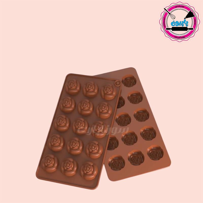 قالب سیلیکون شکلات رز