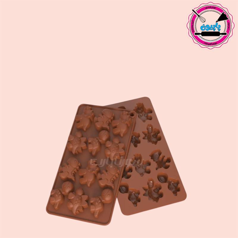 قالب سیلیکون شکلات دایناسور
