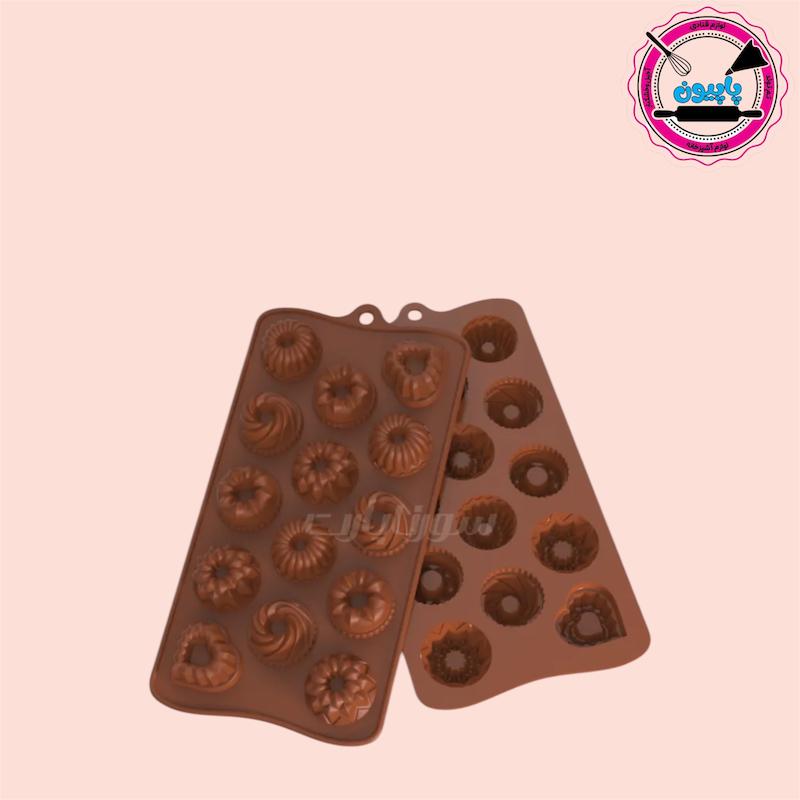 قالب سیلیکون شکلات شیفوندار
