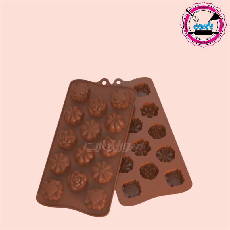 قالب سیلیکون شکلات طرح گشنیز