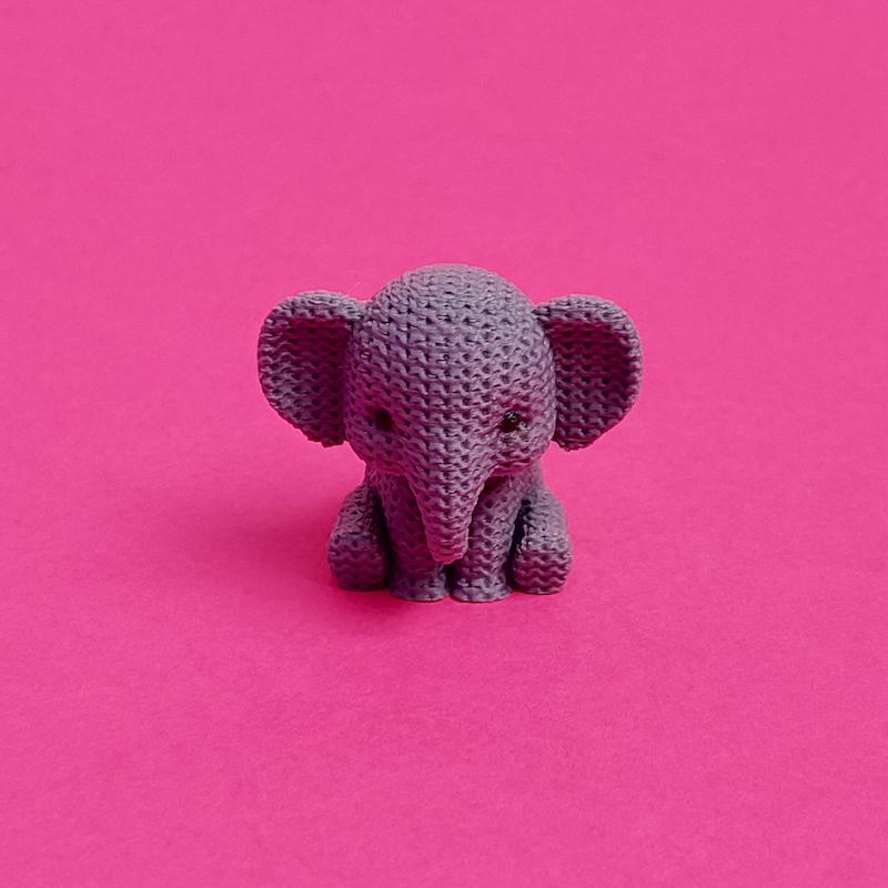 فیل طرح بافتنی