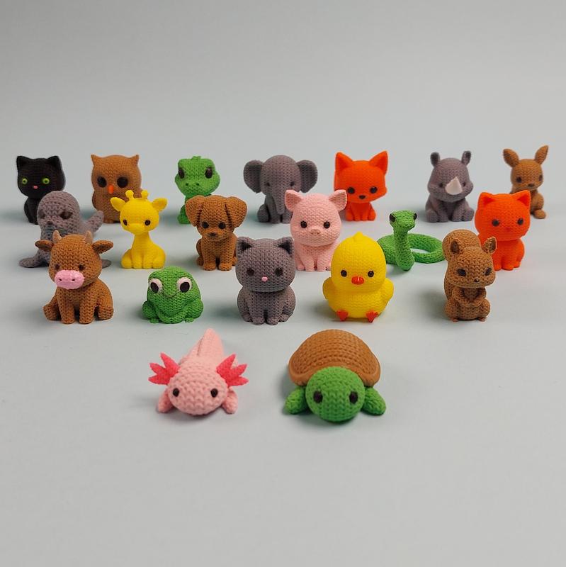 پک کامل حیوانات طرح بافتنی