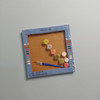 بوم رنگ آمیزی با اعداد سایز ۲۰ در ۲۰ طرح لاله زار