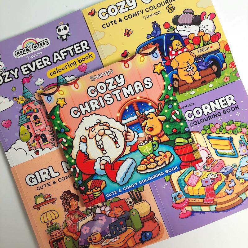 کتاب رنگ آمیزی Cozy