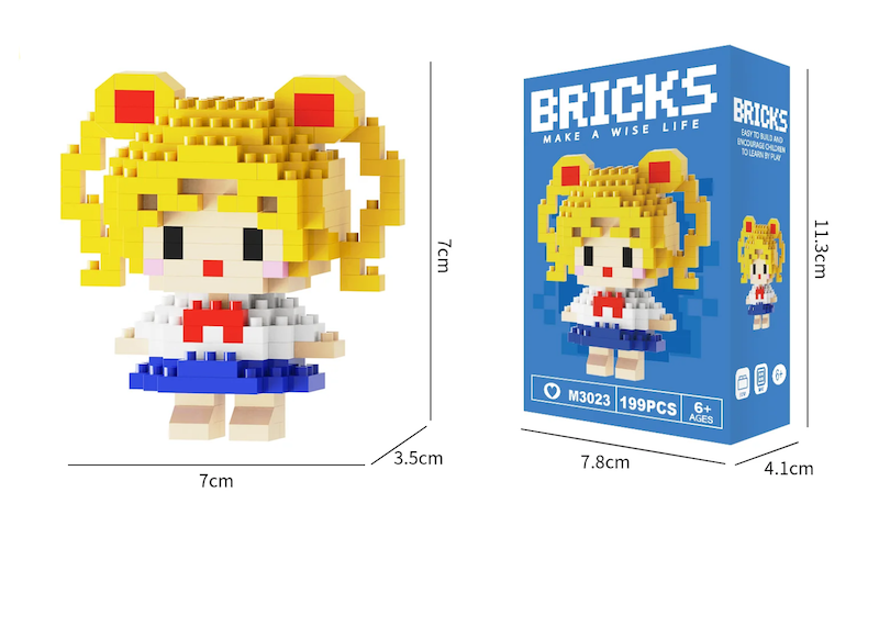 لگو Bricks دختر مو طلایی طرح شماره ۲۳