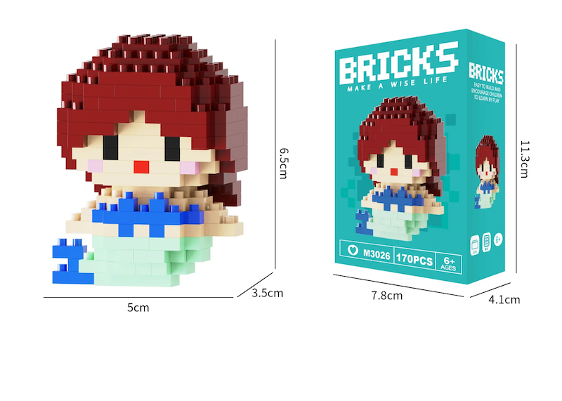 لگو Bricks دیزنی طرح شماره ۲۶ (پری دریایی)