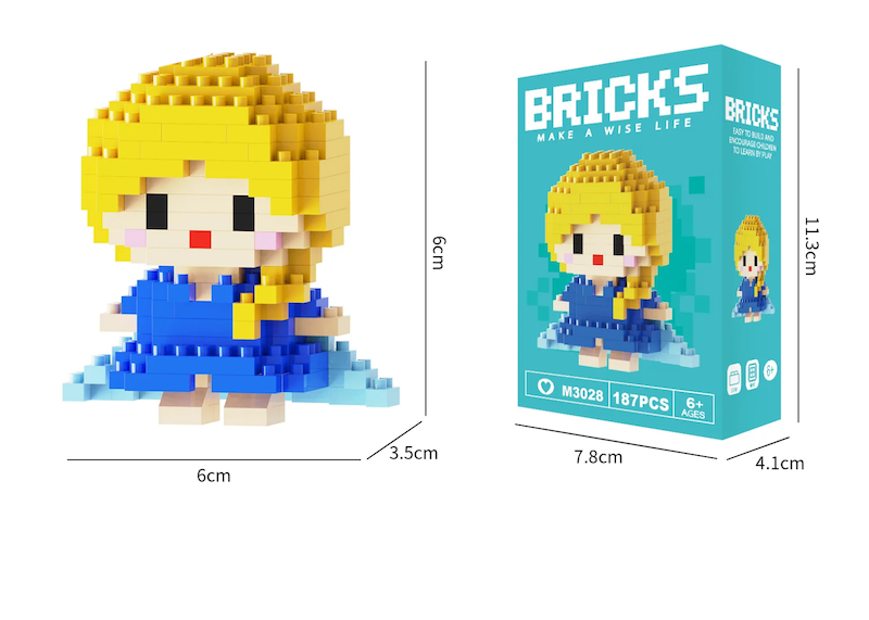 لگو Bricks دیزنی طرح شماره ۲۸ (السا فروزن)