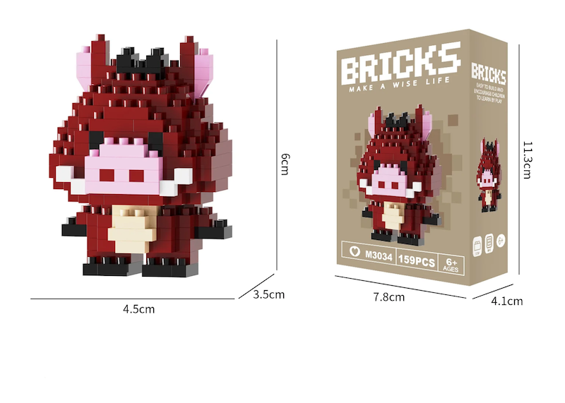 لگو Bricks دیزنی شیرشاه طرح شماره ۳۴ (پومبا)