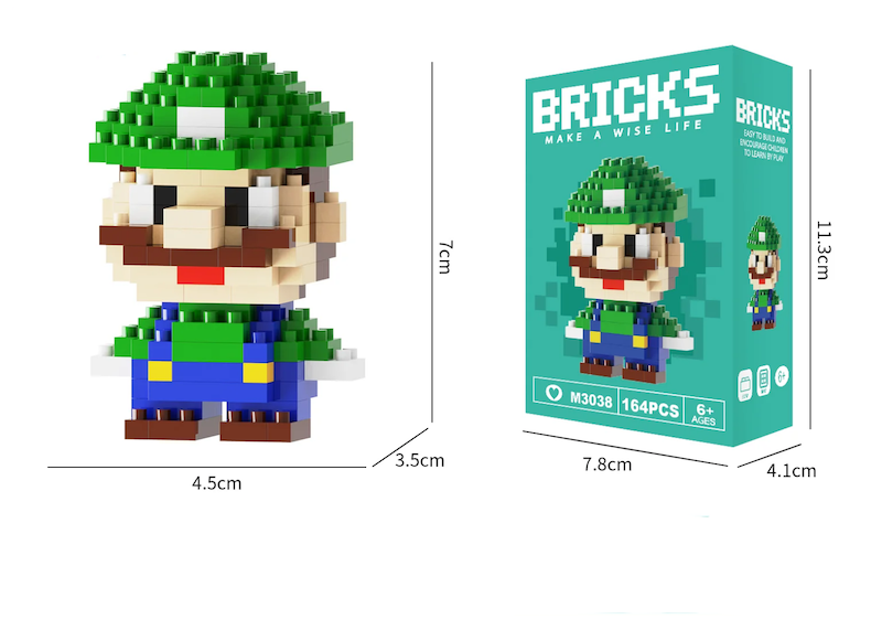 لگو Bricks سری سوپرماریو طرح شماره ۳۸ (لوییجی)