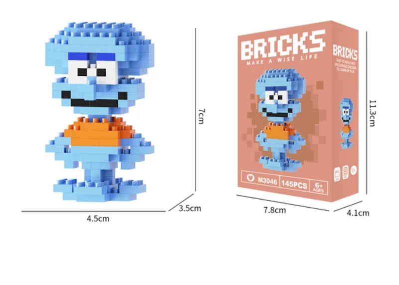 لگو Bricks سری باب اسفنجی طرح شماره ۴۶ (اختاپوس)