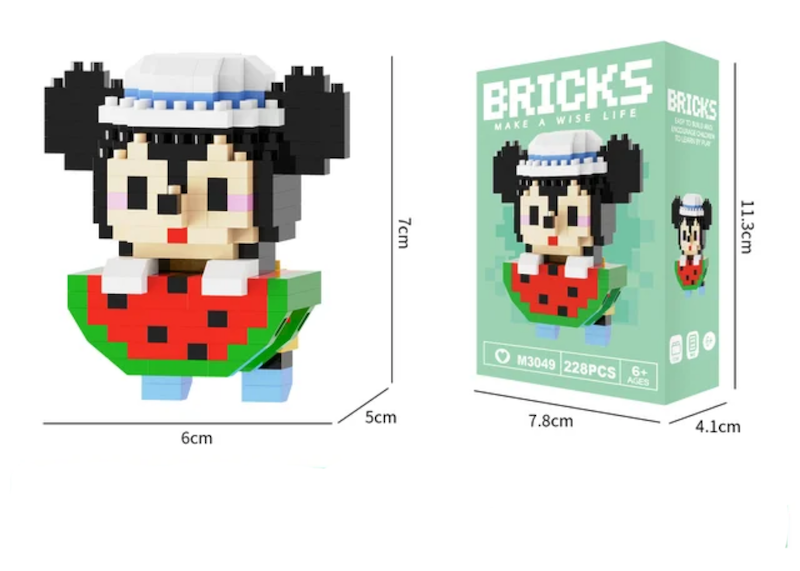 لگو Bricks لپتاپی دیزنی طرح شماره ۴۹ (میکی موس)