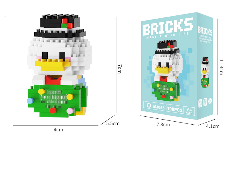 لگو Bricks لپتاپی دیزنی طرح شماره ۵۵ (دانلد داک)