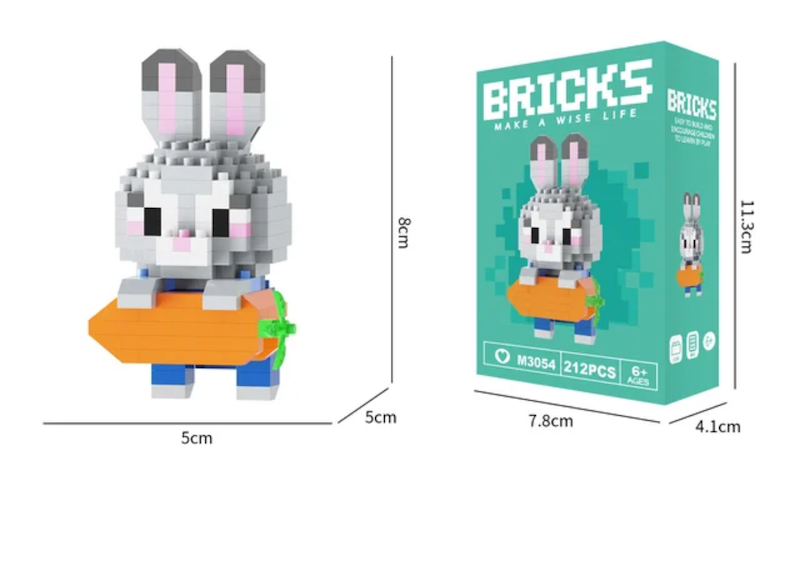 لگو Bricks لپتاپی زوتوپیا طرح شماره ۵۴ (جودی)