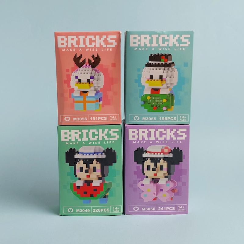 پک ۴ عددی لگو لپتاپی Bricks سری میکی موس