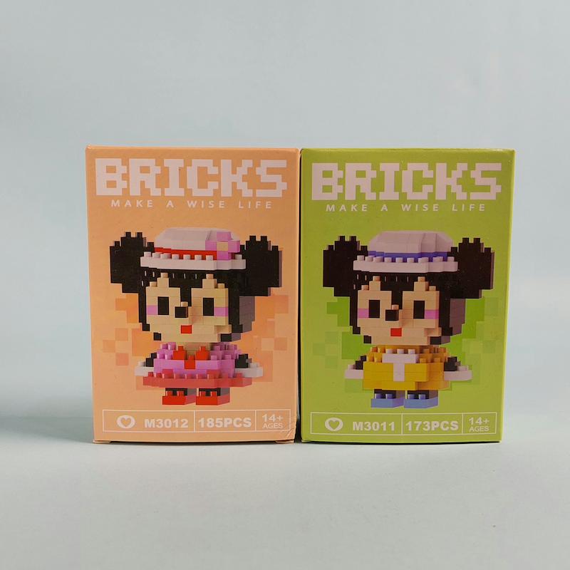 پک ۲ عددی لگو Bricks دیزنی سری میکی و مینی موس
