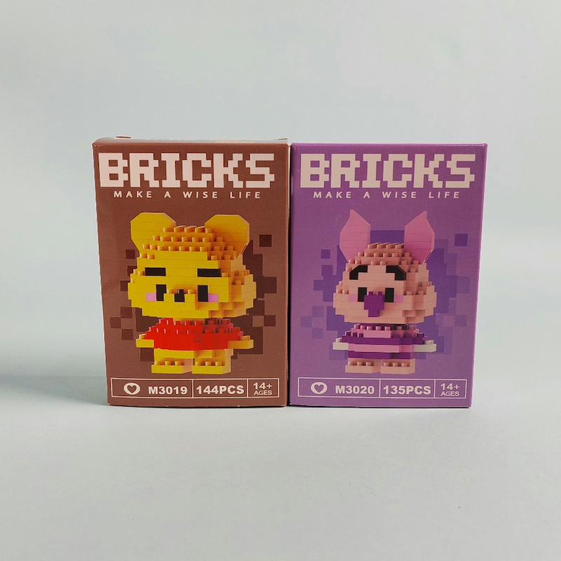 پک ۲ عددی لگو Bricks سری پو و پیگلت