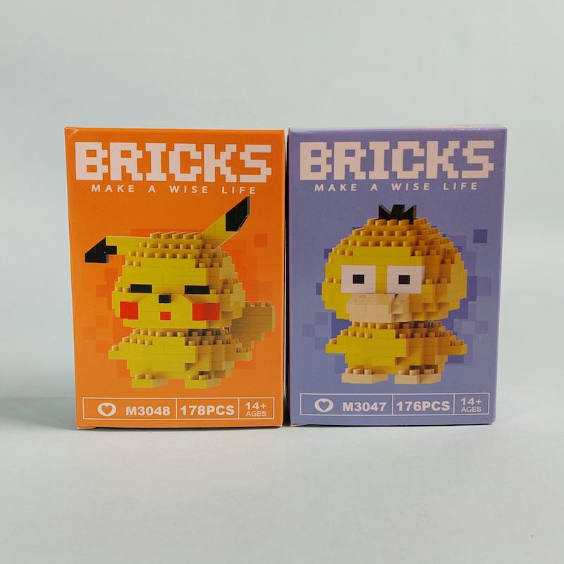پک ۲ عددی لگو Bricks سری پوکمون