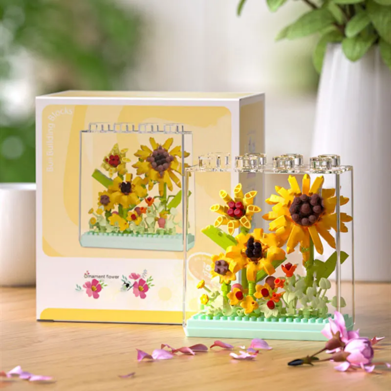 لگو گل آفتابگردان همراه استند 