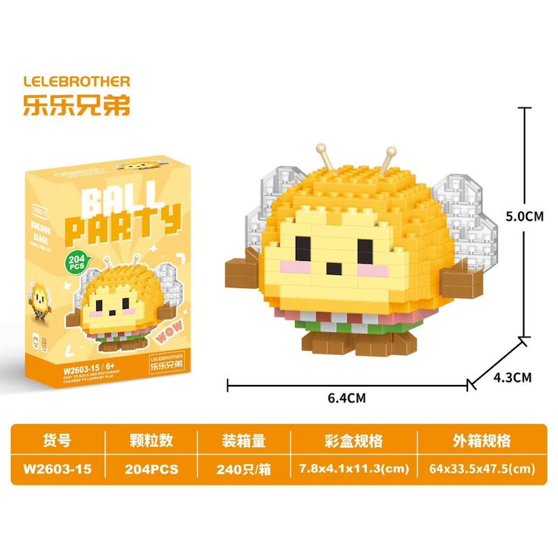 لگو ball party شماره ۱۵ زنبور تپلی