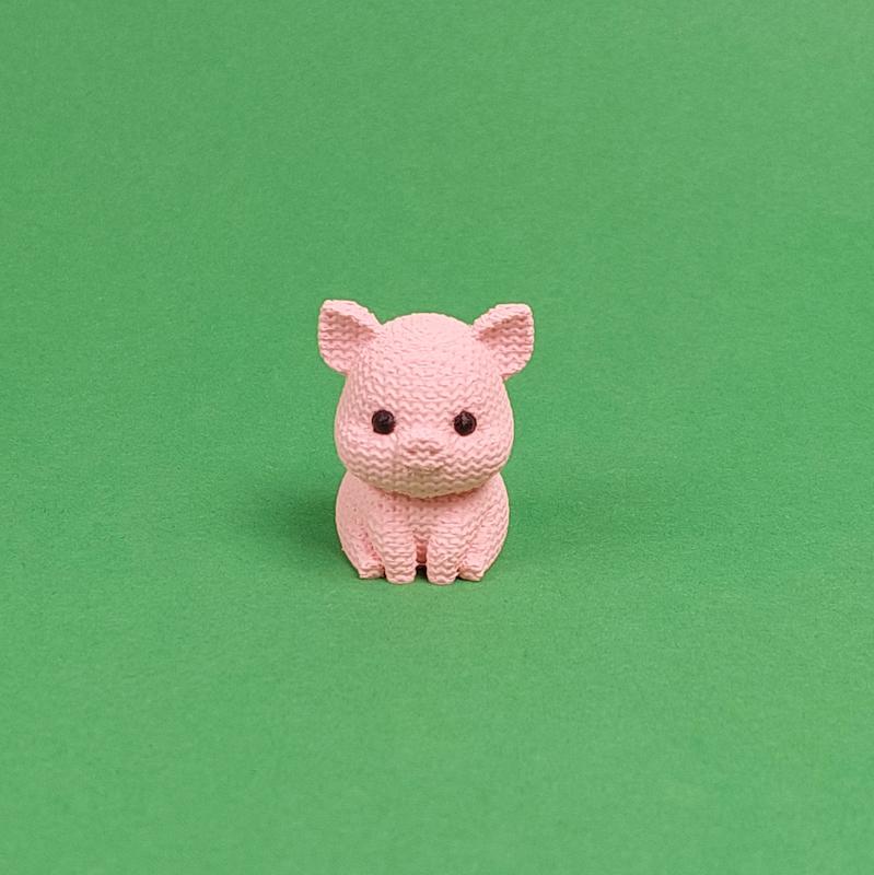 خوک طرح بافتنی