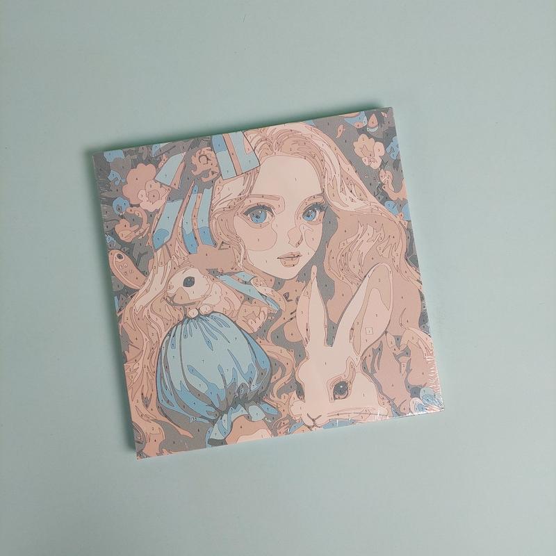 بوم رنگ آمیزی با اعداد سایز ۲۰ در ۲۰ طرح آلیس