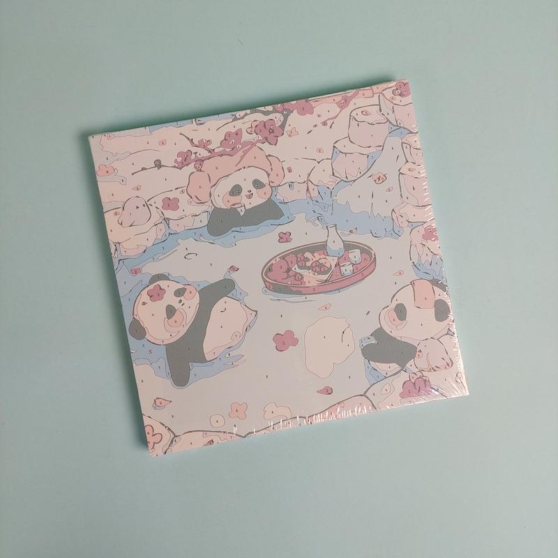 بوم رنگ آمیزی با اعداد سایز ۲۰ در ۲۰ طرح پاندا