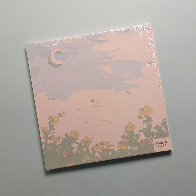 بوم رنگ آمیزی با اعداد سایز ۳۰ در ۳۰ طرح شب