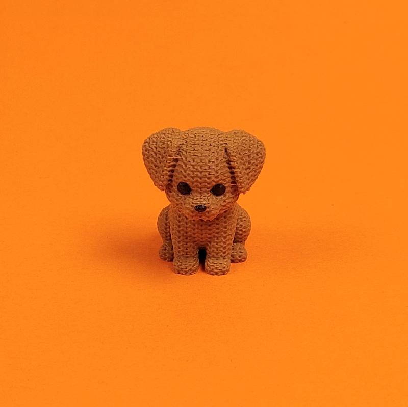 سگ طرح بافتنی