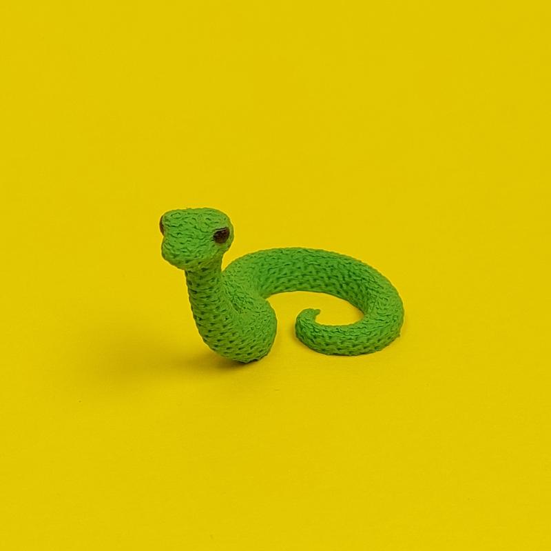 مار طرح بافتنی