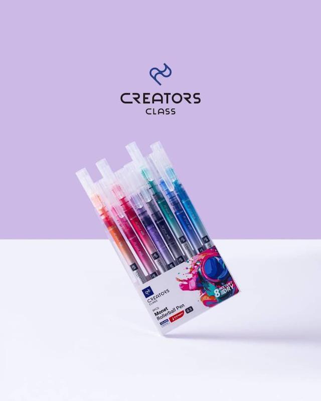 روان نویس ۸ رنگ مونه کریتورز کلاس 