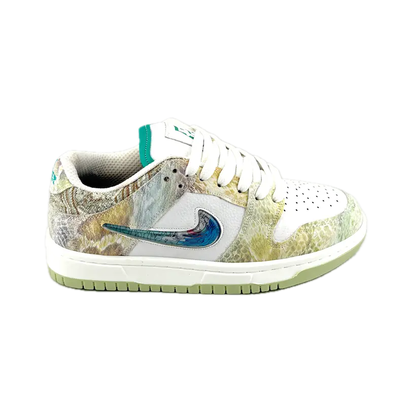 کتونی دراگون دخترانه سفید سبز