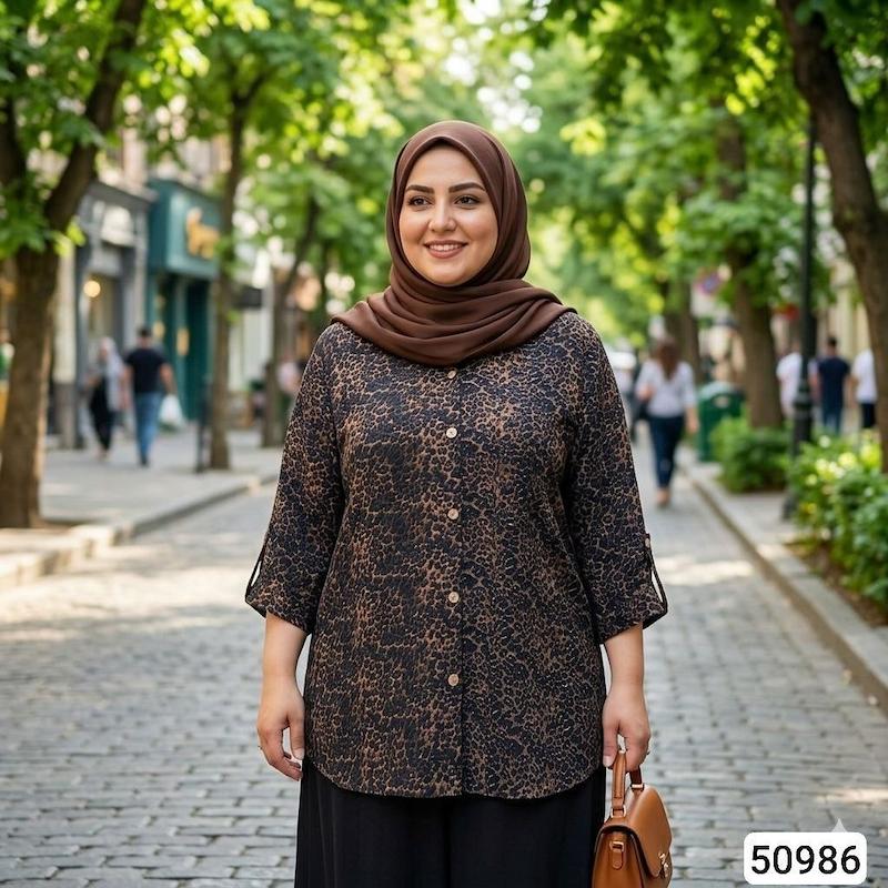 مانتو  طرح دار خنک