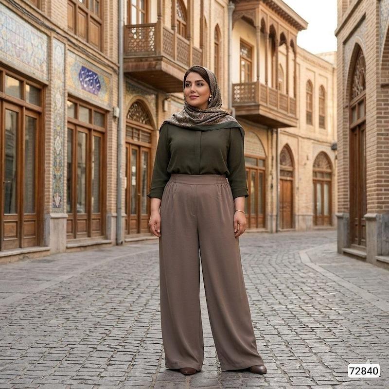 شلوار بگ  ریزشی خنک