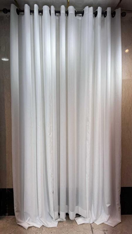 پرده مخمل ایرانی رنگ سفید