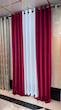 پرده مخمل وارداتی رنگ قرمز