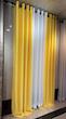 پرده مخمل ایرانی رنگ زرد