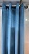پرده مخمل وارداتی رنگ آبی روشن