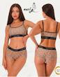 ست نیمتنه شورتک زنانه مدل پلنگی