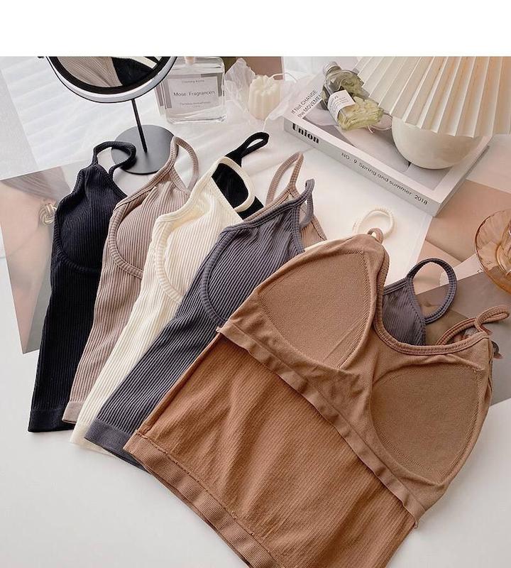 کراپ تاپ دکمه دار