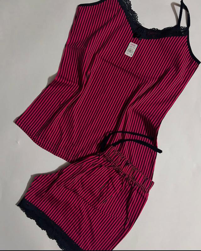 تاپ شورتک نخی راه راه