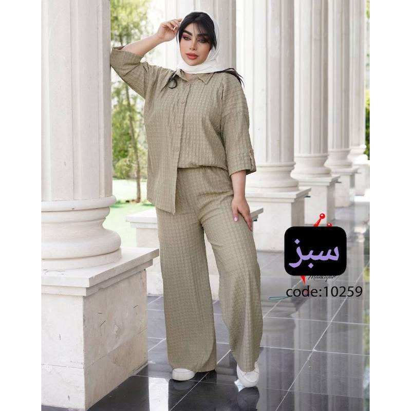 ست مانتو و  شلوار مراکشی  بیتا 🪯❤️