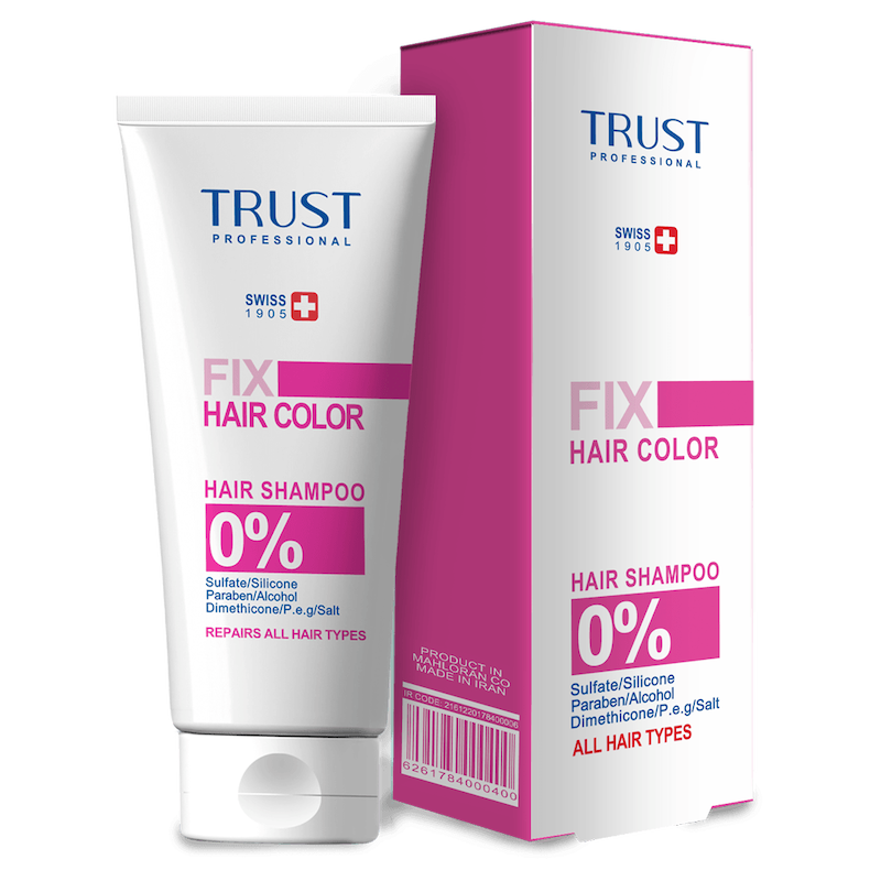 شامپو تخصصی تثبیت رنگ و ترمیم مو