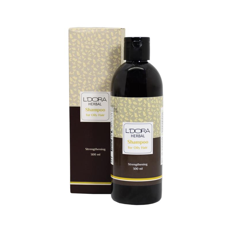 شامپو گیاهی مناسب موهای چرب لدورا هربال 300 میلی‌لیتر