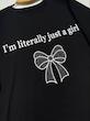 تیشرت لانگ just a girl🫀 