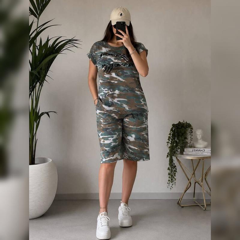 ست تیشرت و شلوارک چریکی ⛰️
