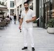 پیراهن مردانه راه راه سامان🎞️