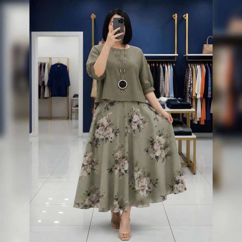 شومیز و دامن گلدیس 🐤🐤🐤