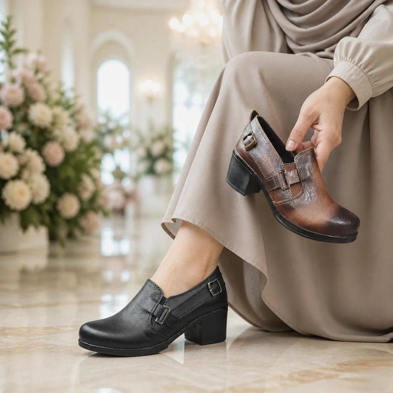 کفش پاشنه پیک مدل فرناز 🦤
