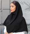 مقنعه  نخی ساده گلشیفته قد 90🌰🌰🌰